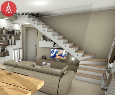 Arredare Facile - UNA CUCINA SOTTO LA SCALA Arredare Facile - UNA CUCINA SOTTO LA SCALA